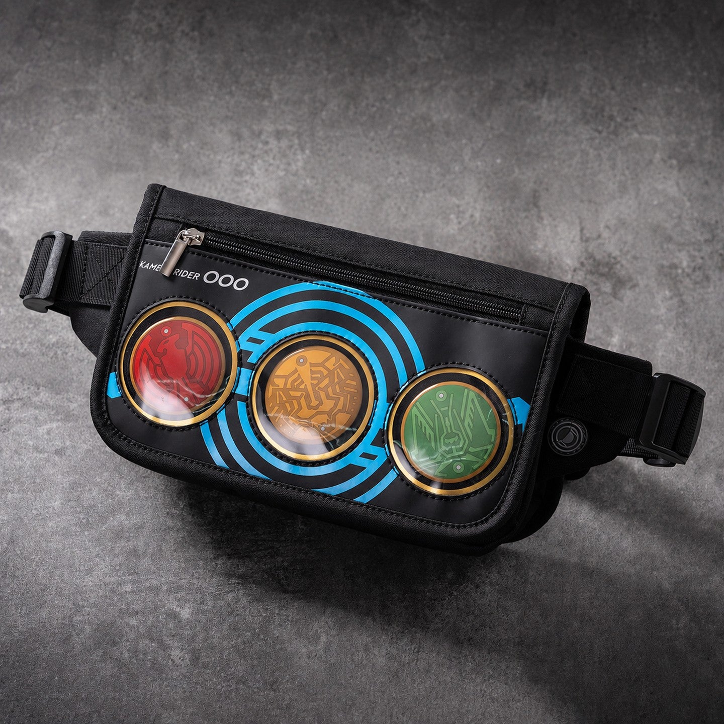 Kamen Rider OOO Inspired Crossbody Bag with 3 Badges