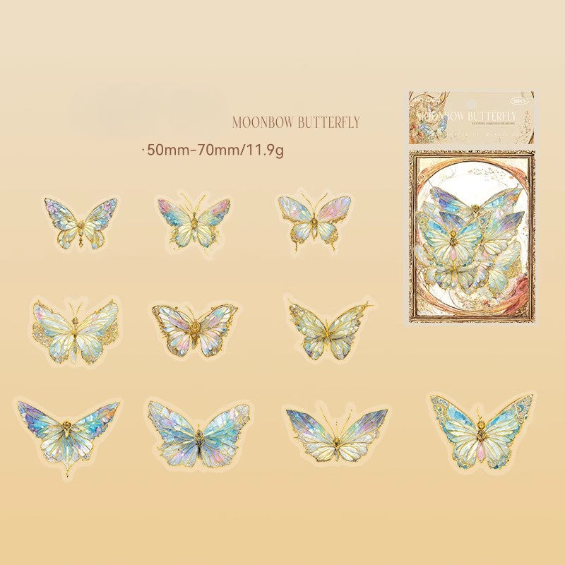 20 Sheets of Butterfly Decorative Stickers for Ita Frames