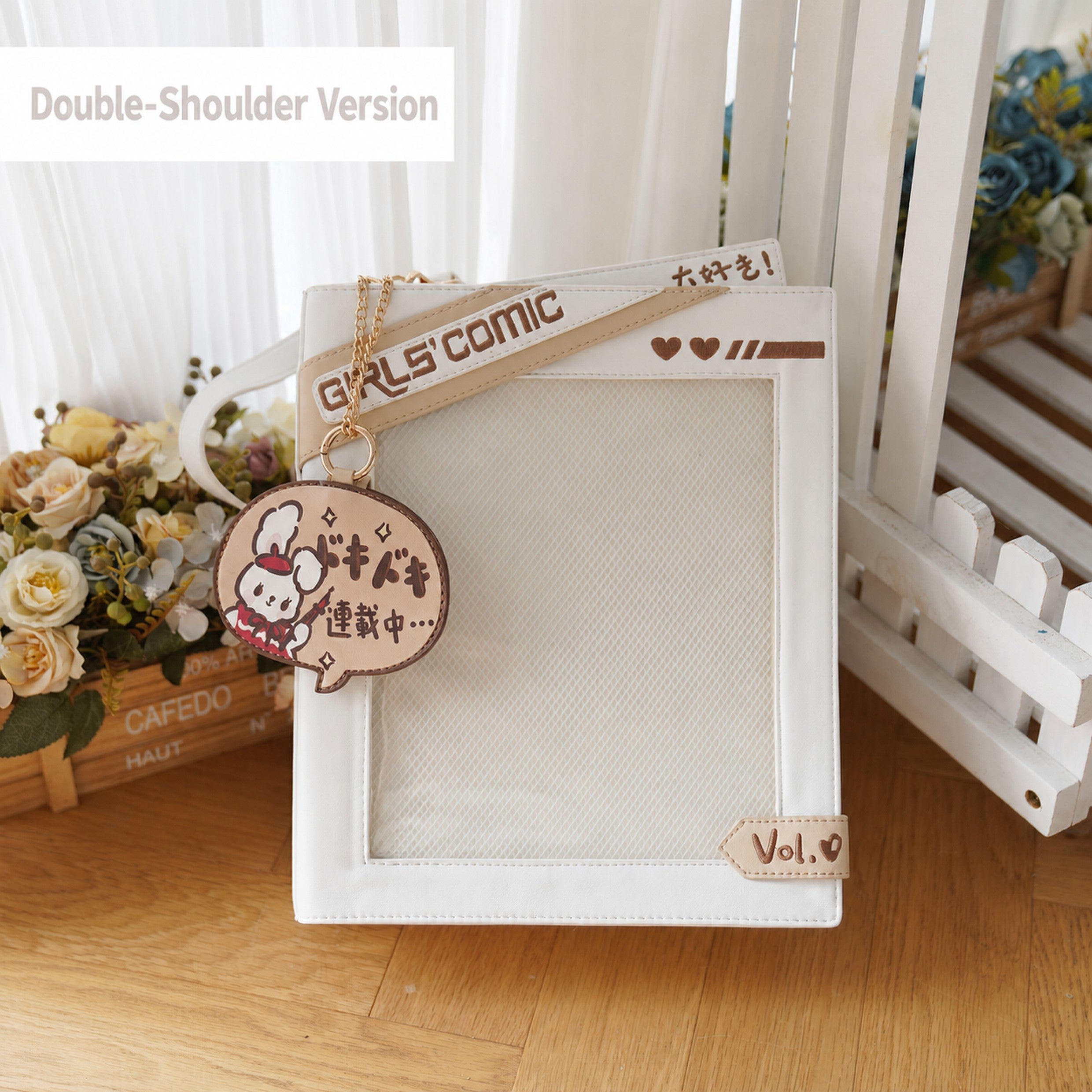 Morning Glory Comic Ita Bag in Shoulder or Backpack Style
