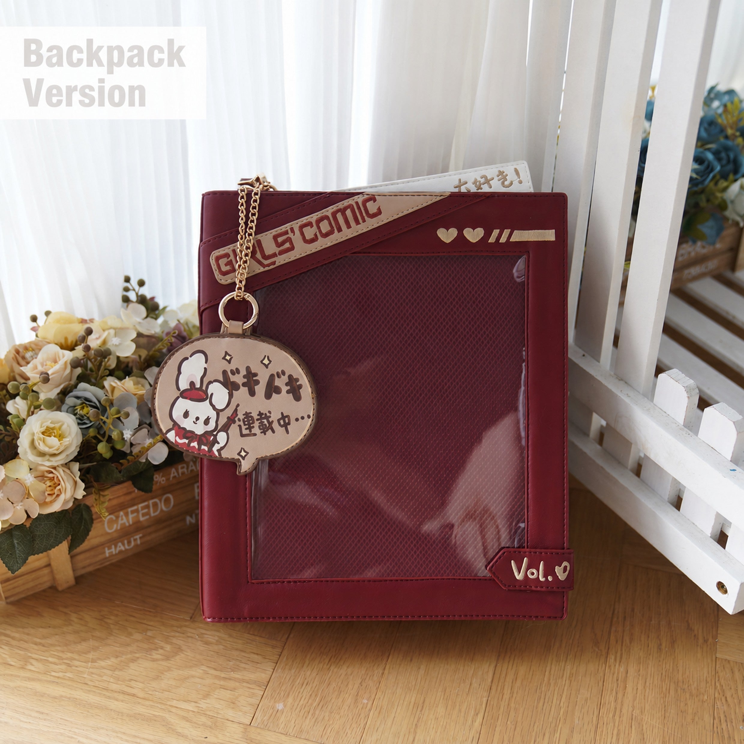 Morning Glory Comic Ita Bag in Shoulder or Backpack Style