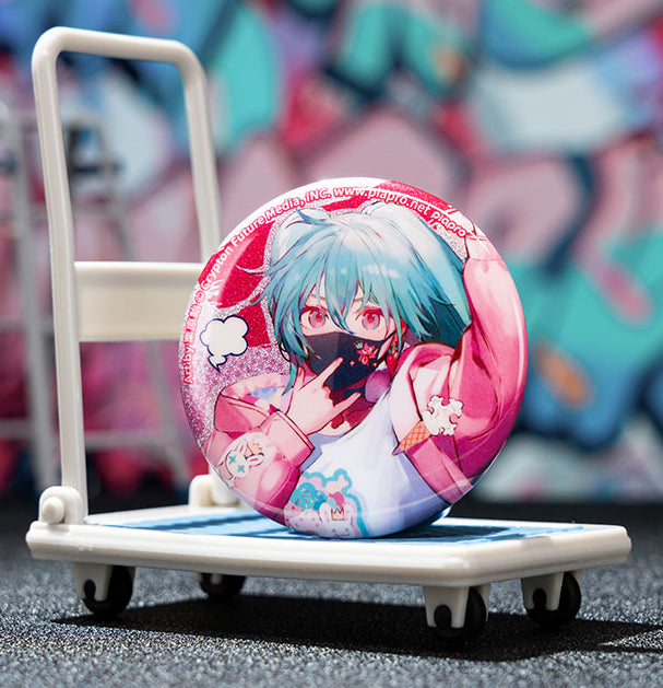 Moeyu Hatsune Miku Goods 831 Radio Invasion Series Badge Miku Anime Badge