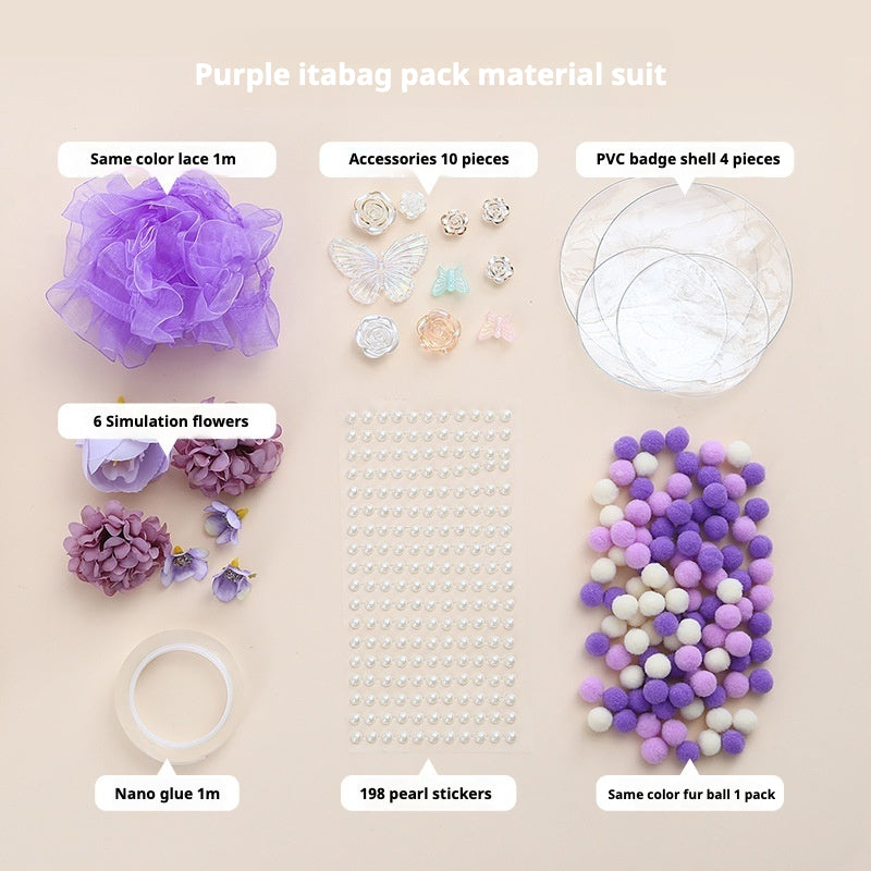 Baroque Style Decoration Material Kit – Vintage Accessories for DIY Itabag Crafting