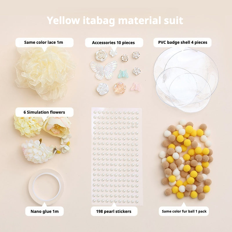 Baroque Style Decoration Material Kit – Vintage Accessories for DIY Itabag Crafting