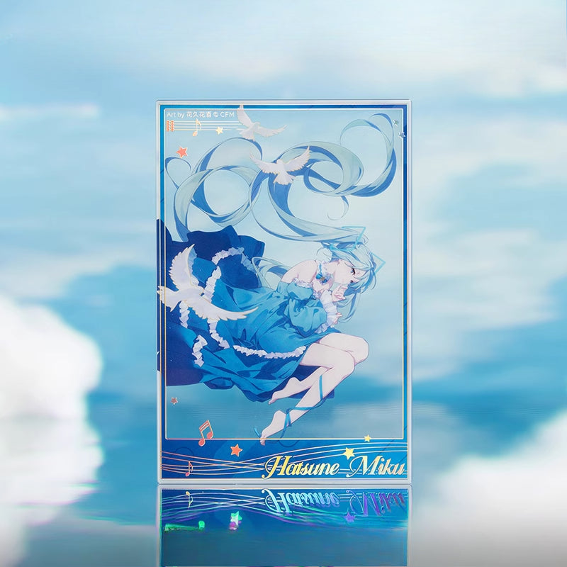 Moeyu Hatsune Miku Goods Acrylic Transparent Card Photo Clock in Ornament