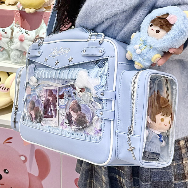 Starry Plushies & Badge Itabag