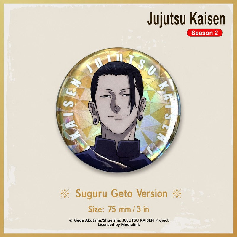 Officially Licensed Jujutsu Kaisen Season 2 Holographic Badge