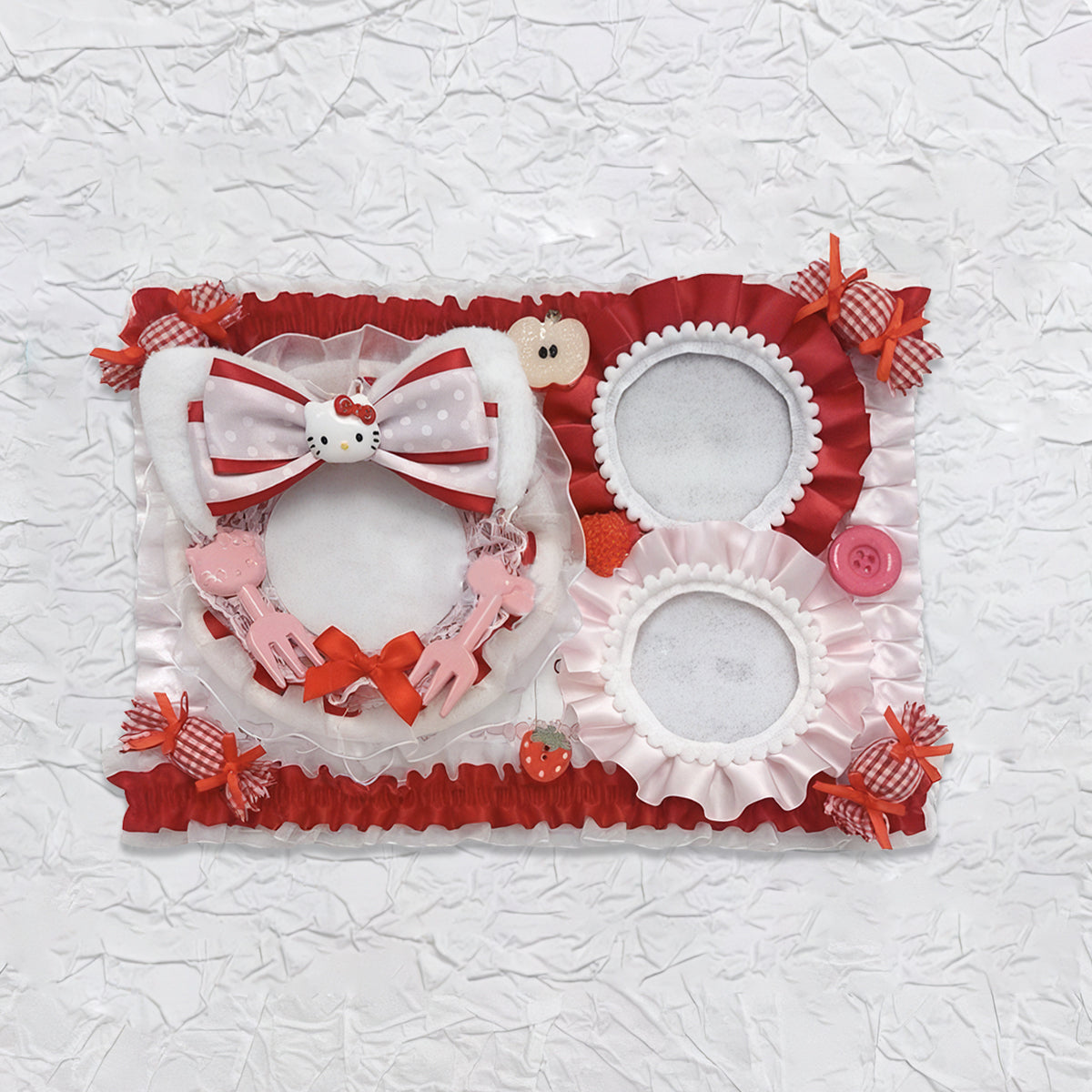Plushie Dream Itabag Display Insert - Holds 3 Badges Perfectly-Finished Ita Board Original Handmade