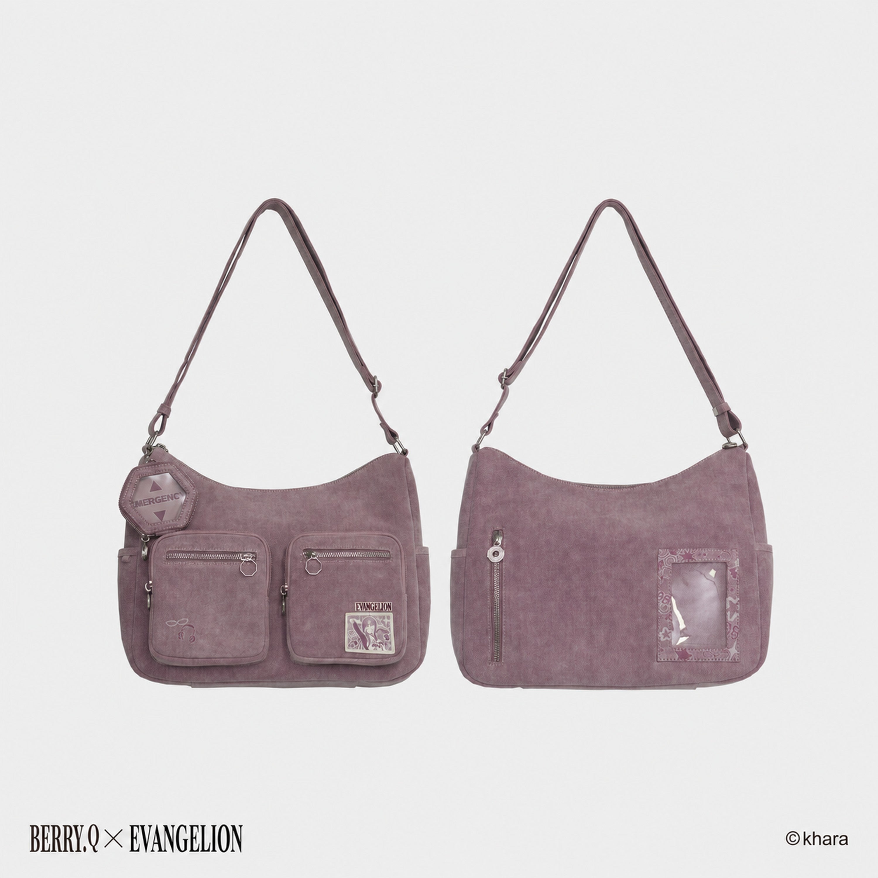 Officially Licensed Evangelion Denim Ita Crossbody Bag