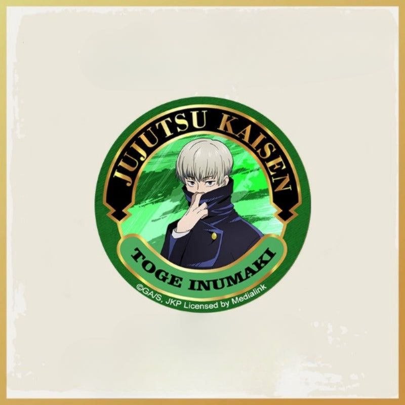 Licensed BOOMCOMIC Jujutsu Kaisen Holographic Badges-22.8inches(58mm) badges