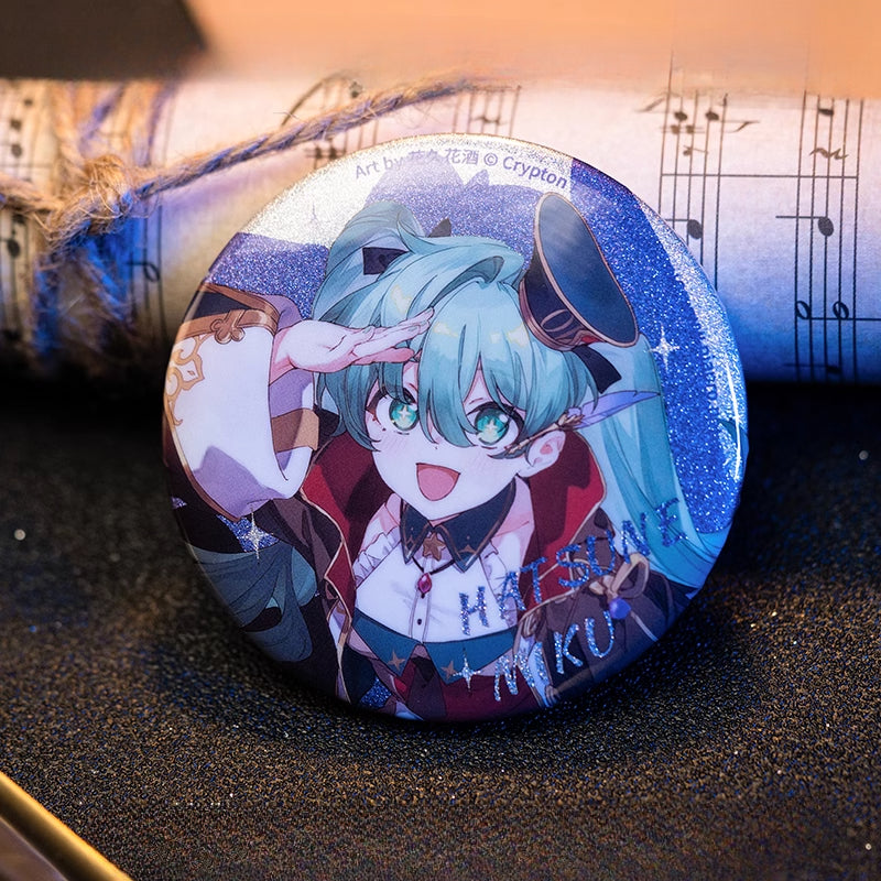 Moeyu Hatsune Miku Dimensional Discovery Badge Miku39 Anniversary Badge Goods 2.28inches(58mm)