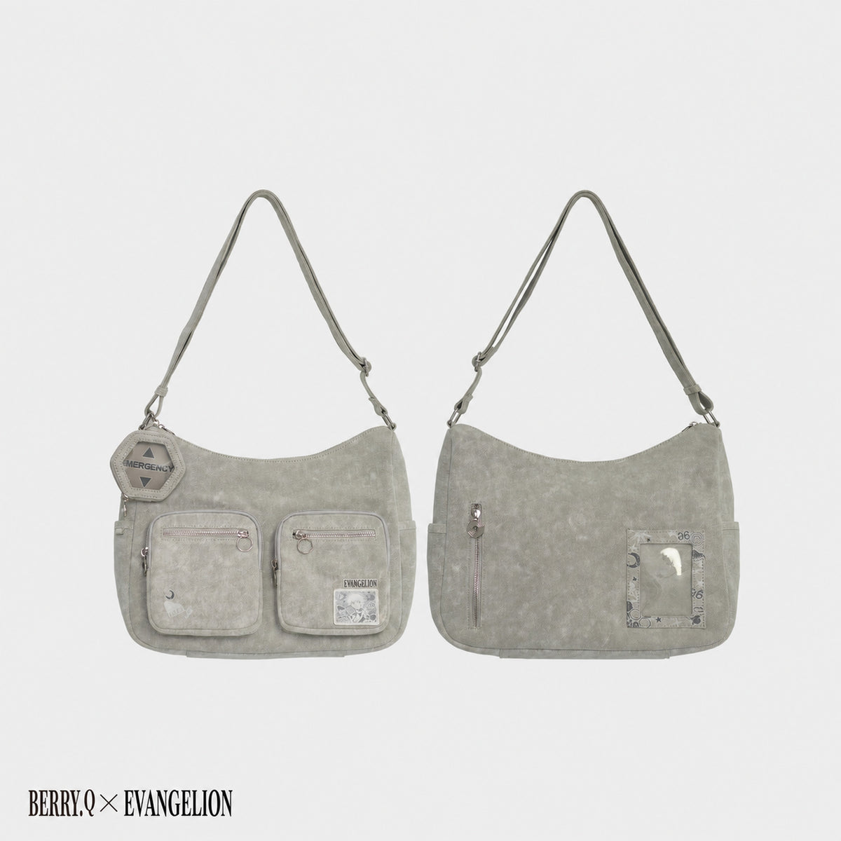 Officially Licensed Evangelion Denim Ita Crossbody Bag
