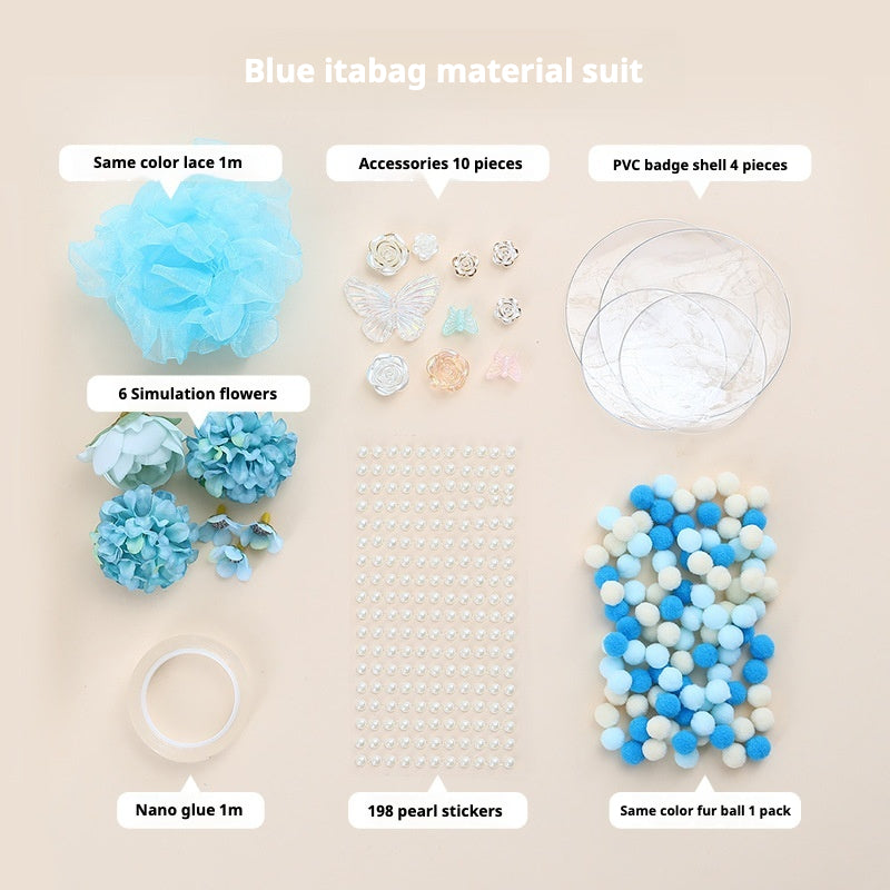 Baroque Style Decoration Material Kit – Vintage Accessories for DIY Itabag Crafting