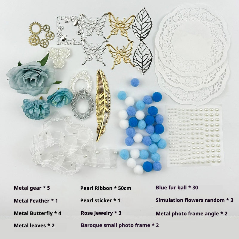 Metal Decoration Material Kit – Vintage Accessories for DIY Itabag Crafting