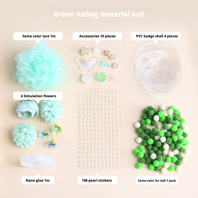 Baroque Style Decoration Material Kit – Vintage Accessories for DIY Itabag Crafting