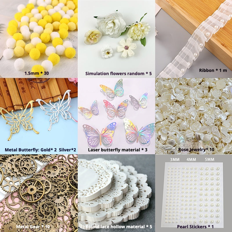 Butterfly Decoration Material Kit – Vintage Accessories for DIY Itabag Crafting
