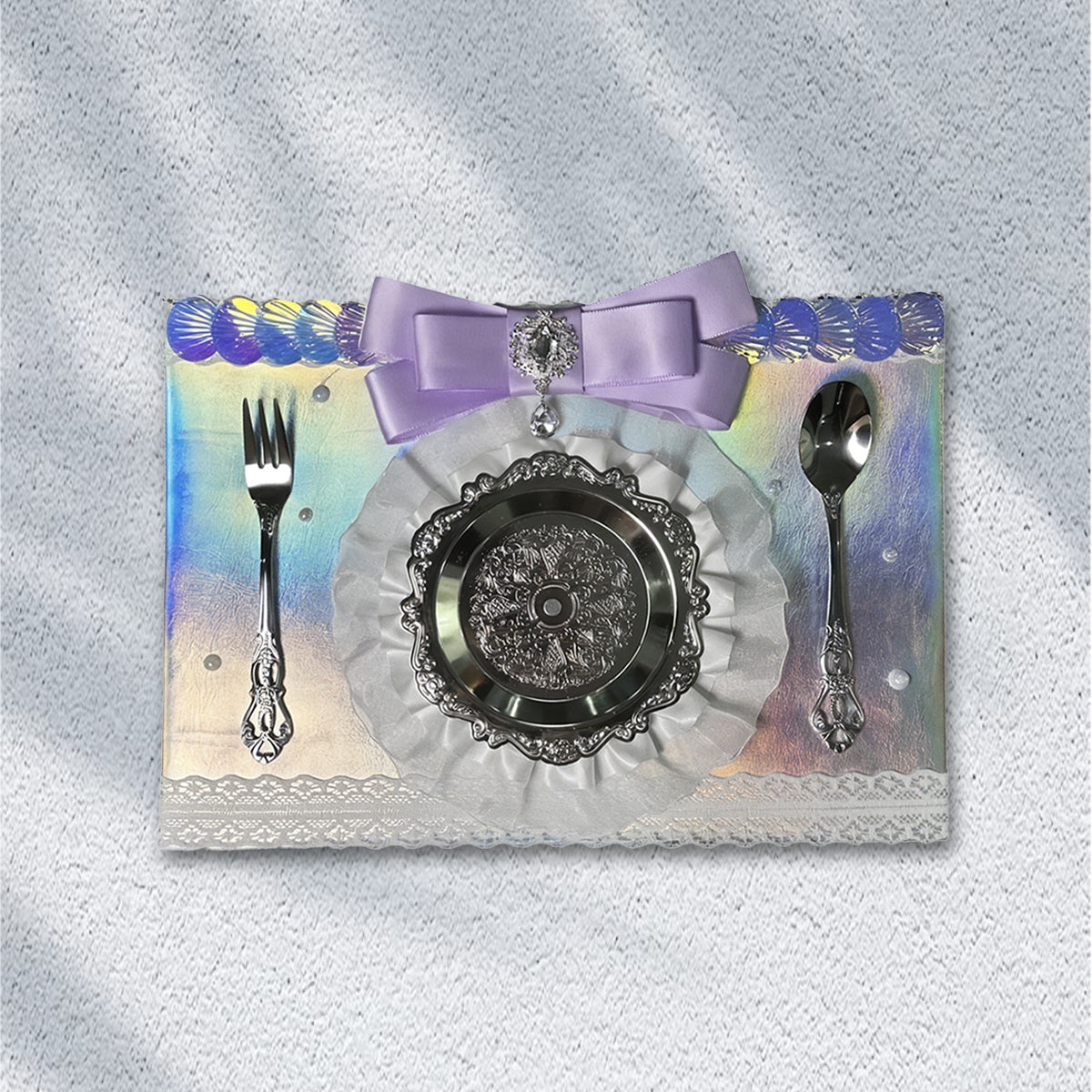 (Custom size) Mystic Castle Itabag Display Insert -Holds one Badge perfectly-Finished Ita Board Original Handmade