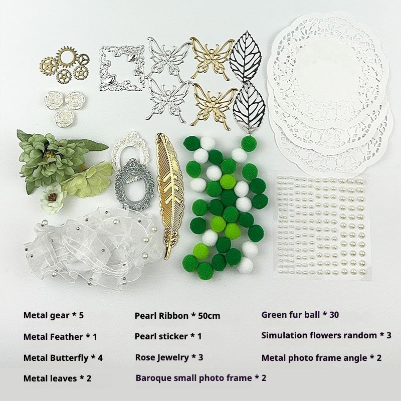 Metal Decoration Material Kit – Vintage Accessories for DIY Itabag Crafting