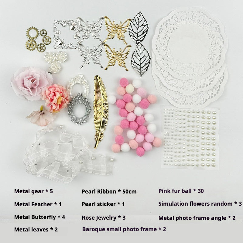 Metal Decoration Material Kit – Vintage Accessories for DIY Itabag Crafting