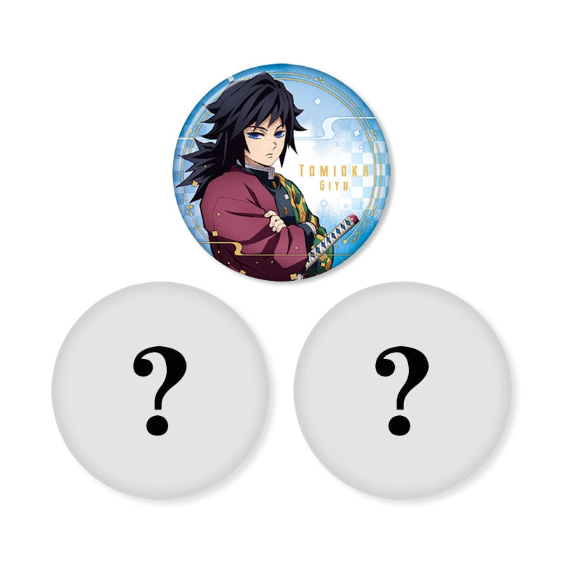 Demon Slayer Official Anime Badge Blind Box – Genuine Kimetsu no Yaiba Collectible Pins