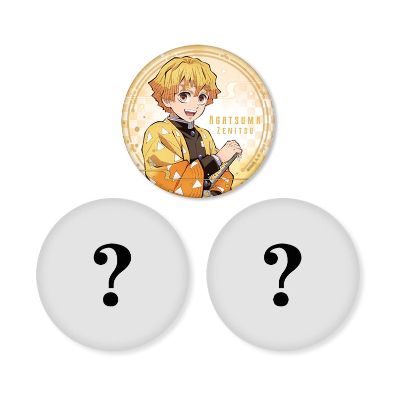Demon Slayer Official Anime Badge Blind Box – Genuine Kimetsu no Yaiba Collectible Pins