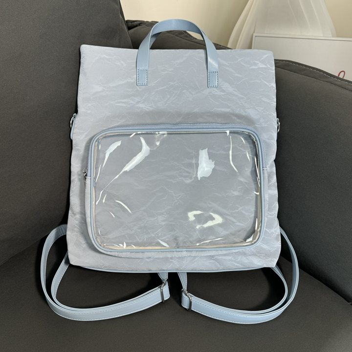 Multi-Way Ita Bag – Large Capacity, Convertible Shoulder, Backpack & Handbag
