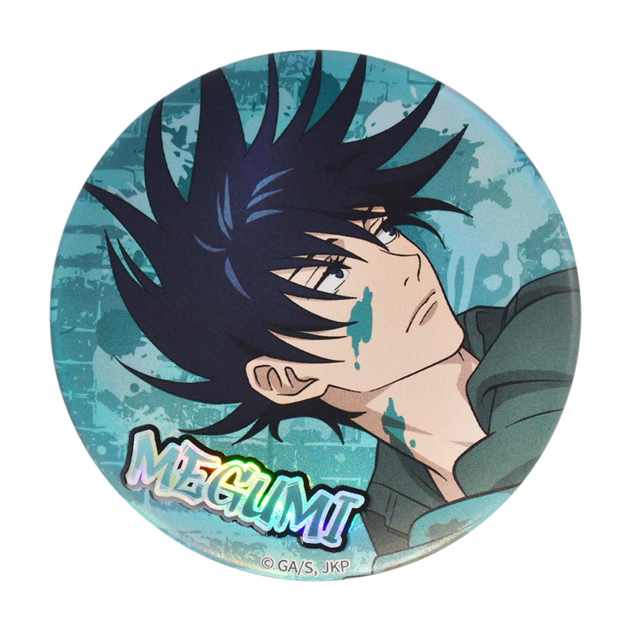 Licensed BOOMCOMIC Jujutsu Kaisen Embossed Graffiti Badges-22.8inch(58mm)