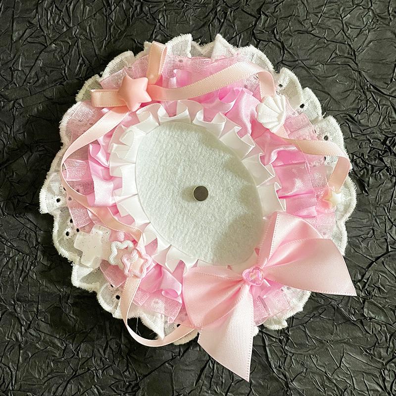 Handmade Cake Badge Holder – Ita Bag Decoration Base for 2.28-2.95 inch (58mm-75mm) Badges