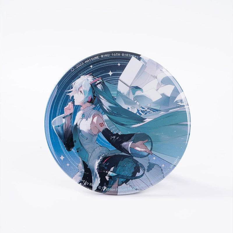 Moeyu Hatsune Miku Goods 16th Anniversary Big Badge Miku Commemorative Badge
