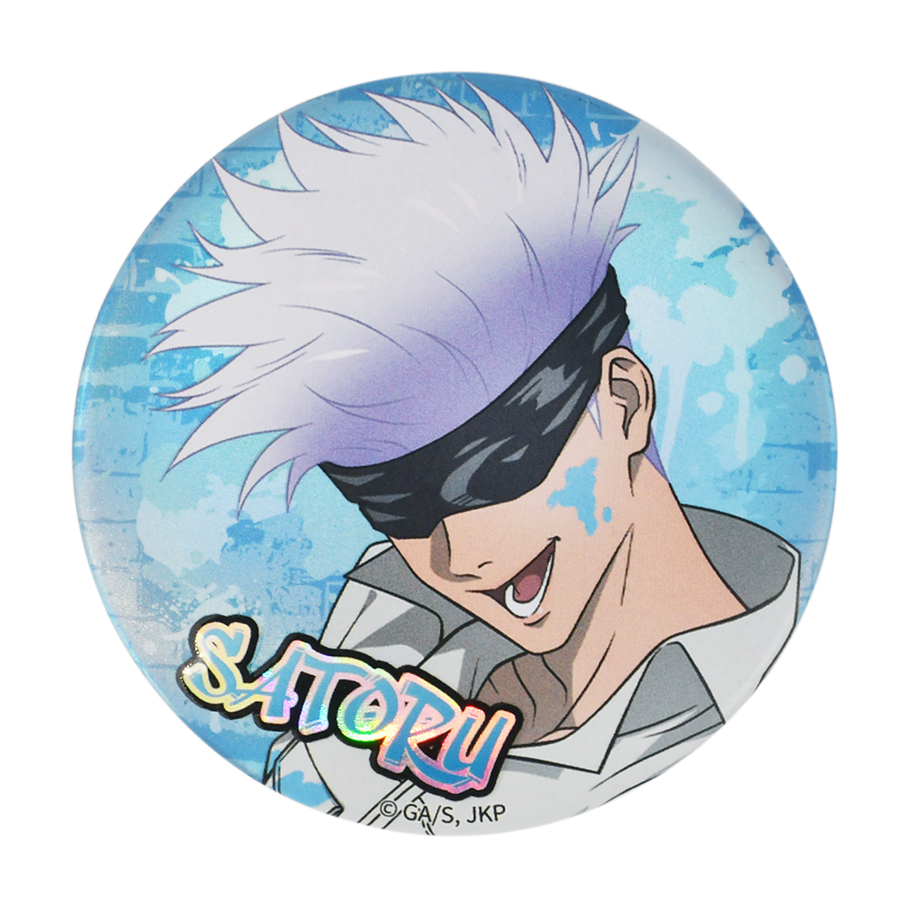 Licensed BOOMCOMIC Jujutsu Kaisen Embossed Graffiti Badges-22.8inch(58mm)
