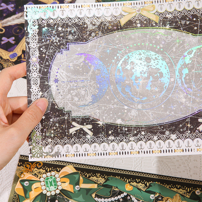 10 Sheets of Assorted Stylish Background Borads for Ita Bag