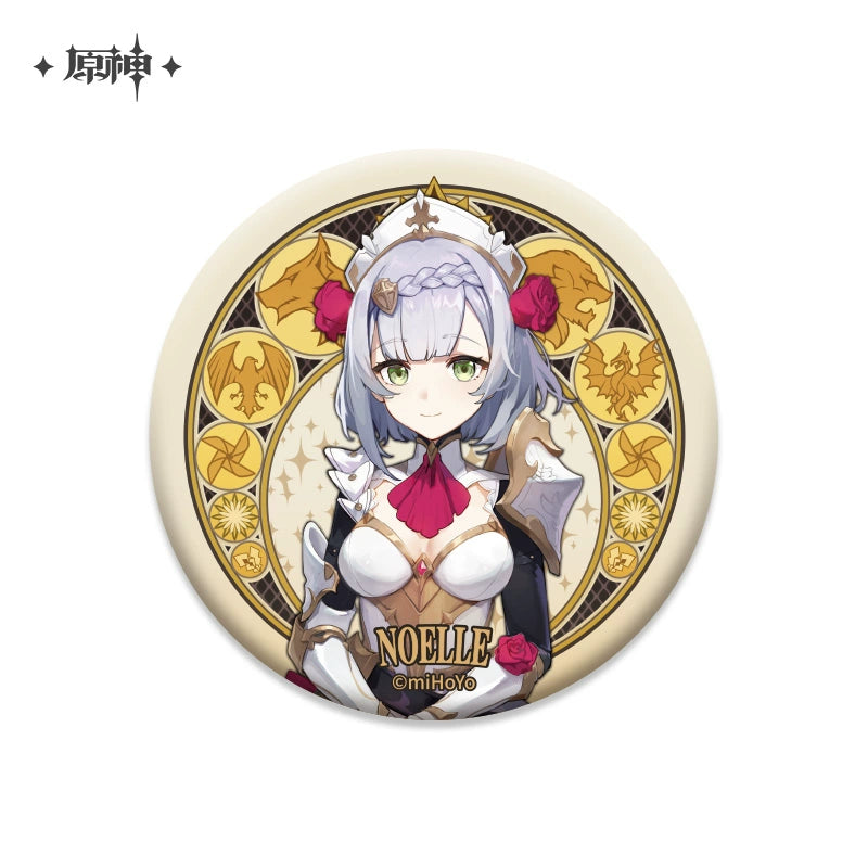 Lisenced Genshin Impact Mondstadt Theme Series Character Badge – 2.95 inches (75mm) – Venti, Klee, Albedo