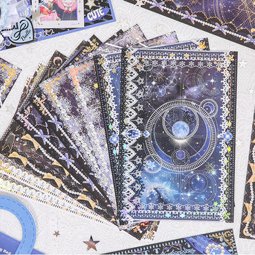 10 Sheets of Assorted Stylish Background Borads for Ita Bag