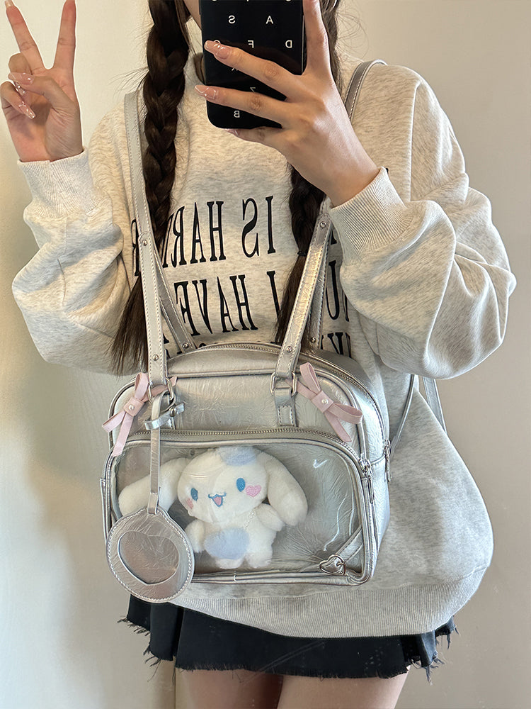 Cute Large Ita Bag – Backpack School Bag for Pins & Plushies