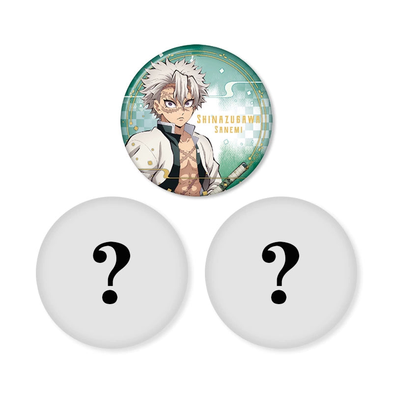 Demon Slayer Official Anime Badge Blind Box – Genuine Kimetsu no Yaiba Collectible Pins
