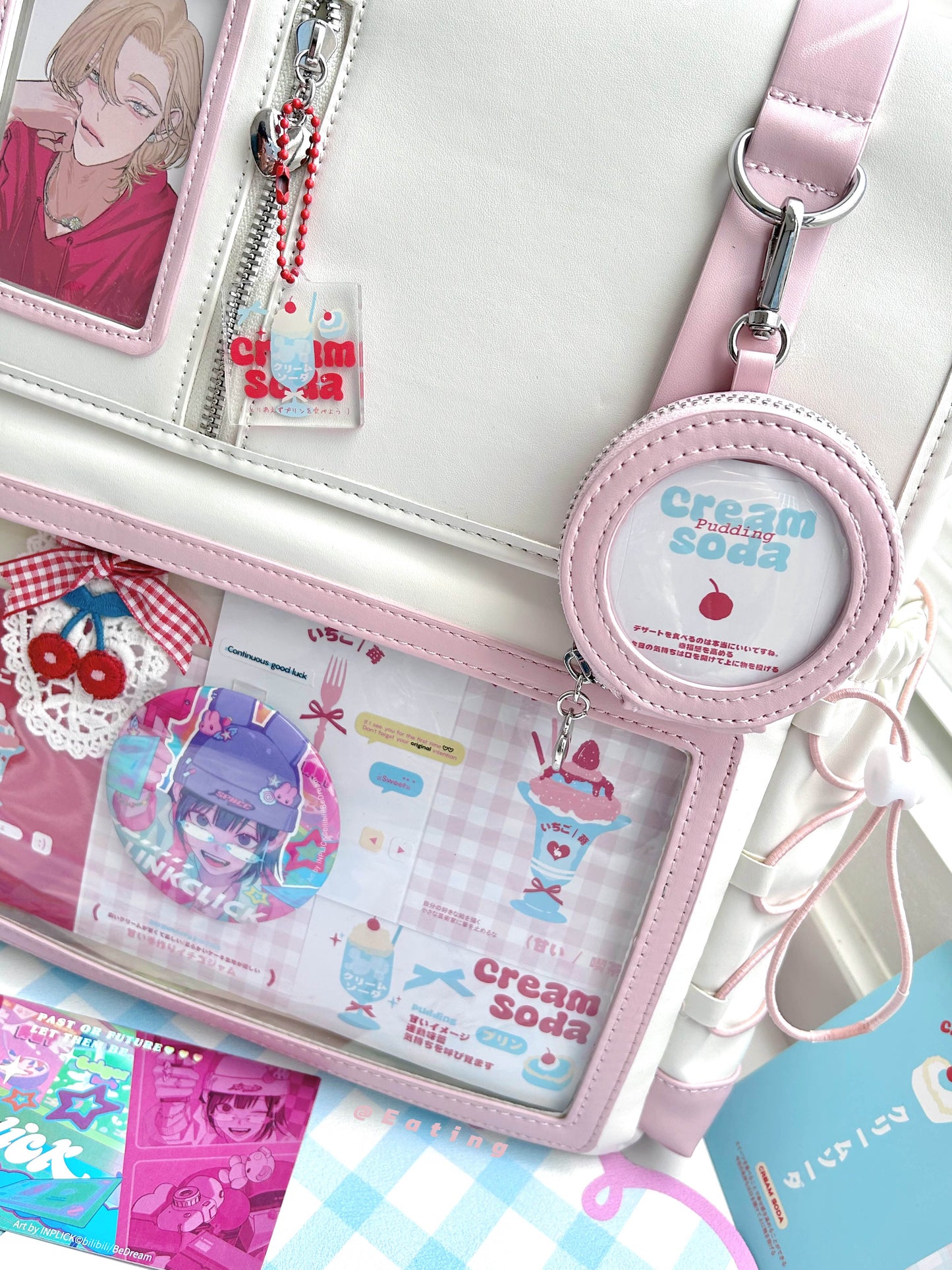 Spacious Ita Bag – Double Shoulder Backpack for School & Plush Toy Display