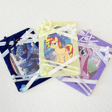 3-Inch Original Woven Solid Color Card Holder