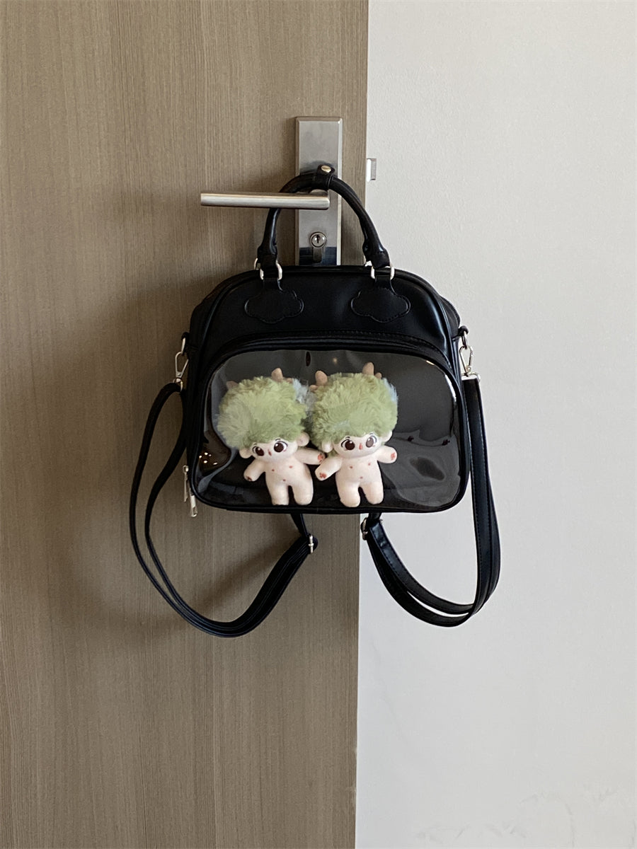 Large Capacity Cute Ita Bag – Perfect for Badges and Plushies
