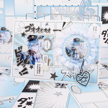 10 Sheets of Background Boards for Ita Bag - Japanese Anime Style