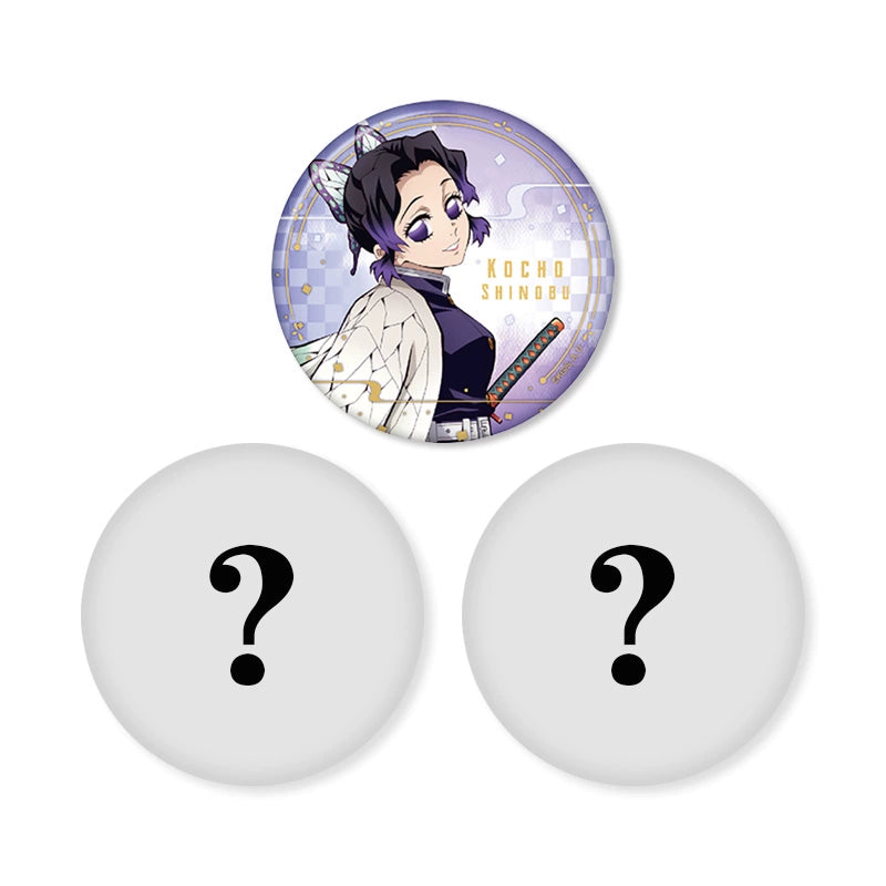 Demon Slayer Official Anime Badge Blind Box – Genuine Kimetsu no Yaiba Collectible Pins