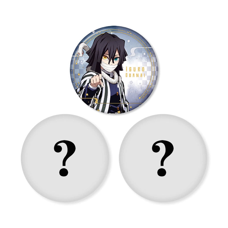 Demon Slayer Official Anime Badge Blind Box – Genuine Kimetsu no Yaiba Collectible Pins