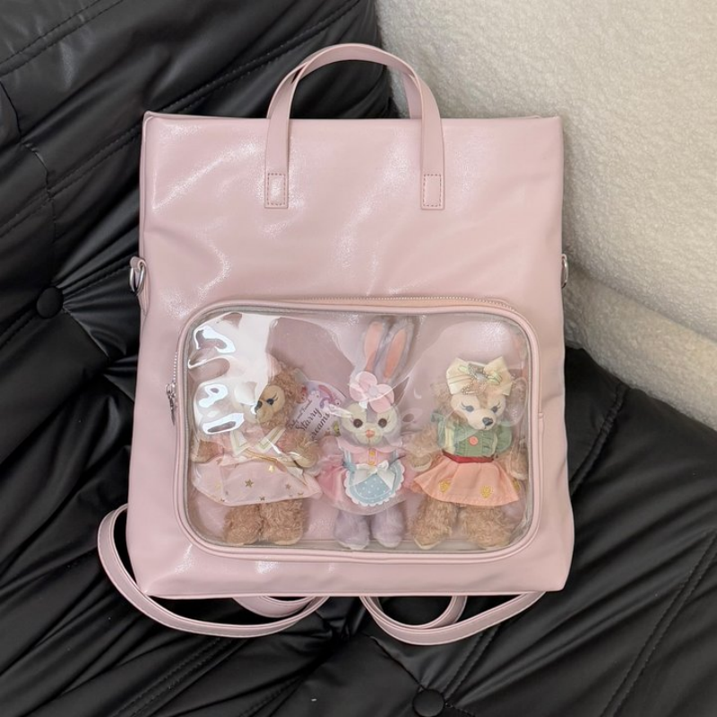 Multi-Way Ita Bag – Large Capacity, Convertible Shoulder, Backpack & Handbag