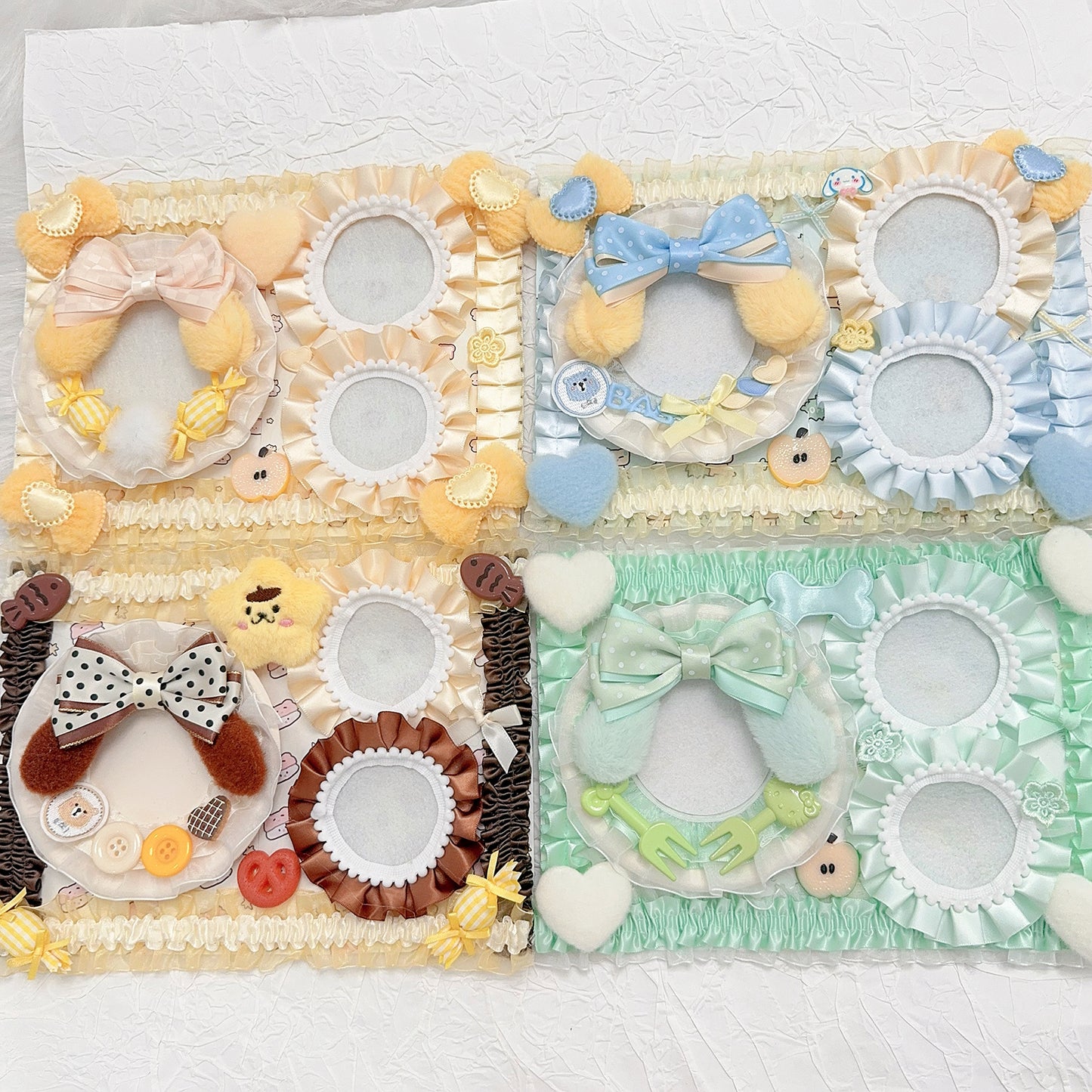 Plushie Dream Itabag Display Insert - Holds 3 Badges Perfectly-Finished Ita Board Original Handmade