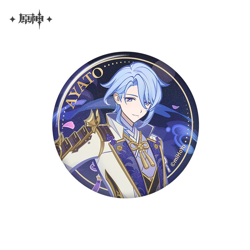 Lisenced Genshin Impact Genius Invokation TCG Tournament Series Tinplate Badge - 2.95 inches (75mm)
