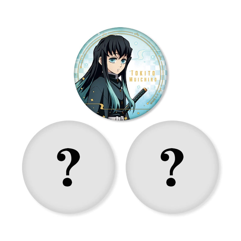 Demon Slayer Official Anime Badge Blind Box – Genuine Kimetsu no Yaiba Collectible Pins