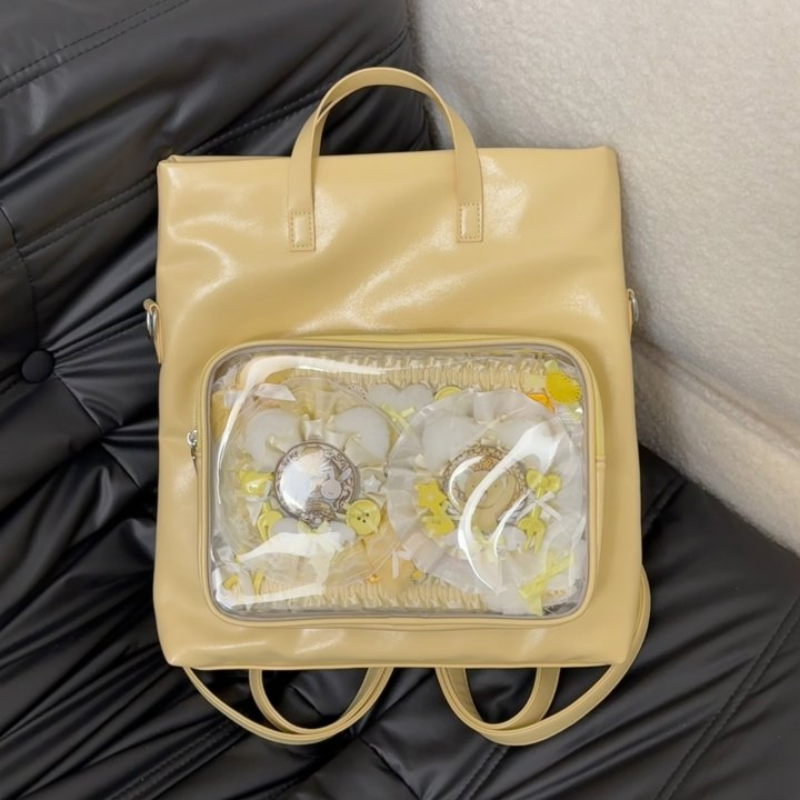 Multi-Way Ita Bag – Large Capacity, Convertible Shoulder, Backpack & Handbag