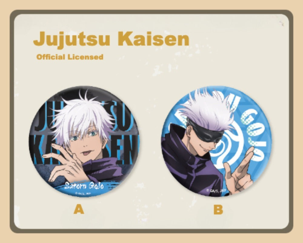 Licensed BOOMCOMIC Jujutsu Kaisen Holographic Badges-22.8inches(58mm) badges