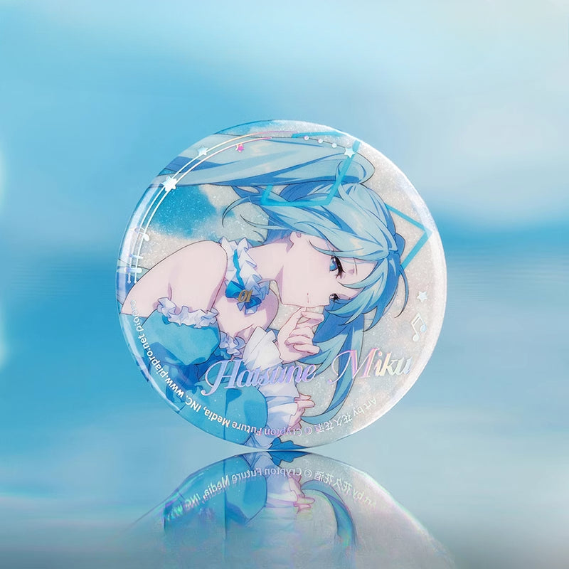 Moeyu Hatsune Miyumi Tinplate Badge Miku Anime Peripheral Badge Goods