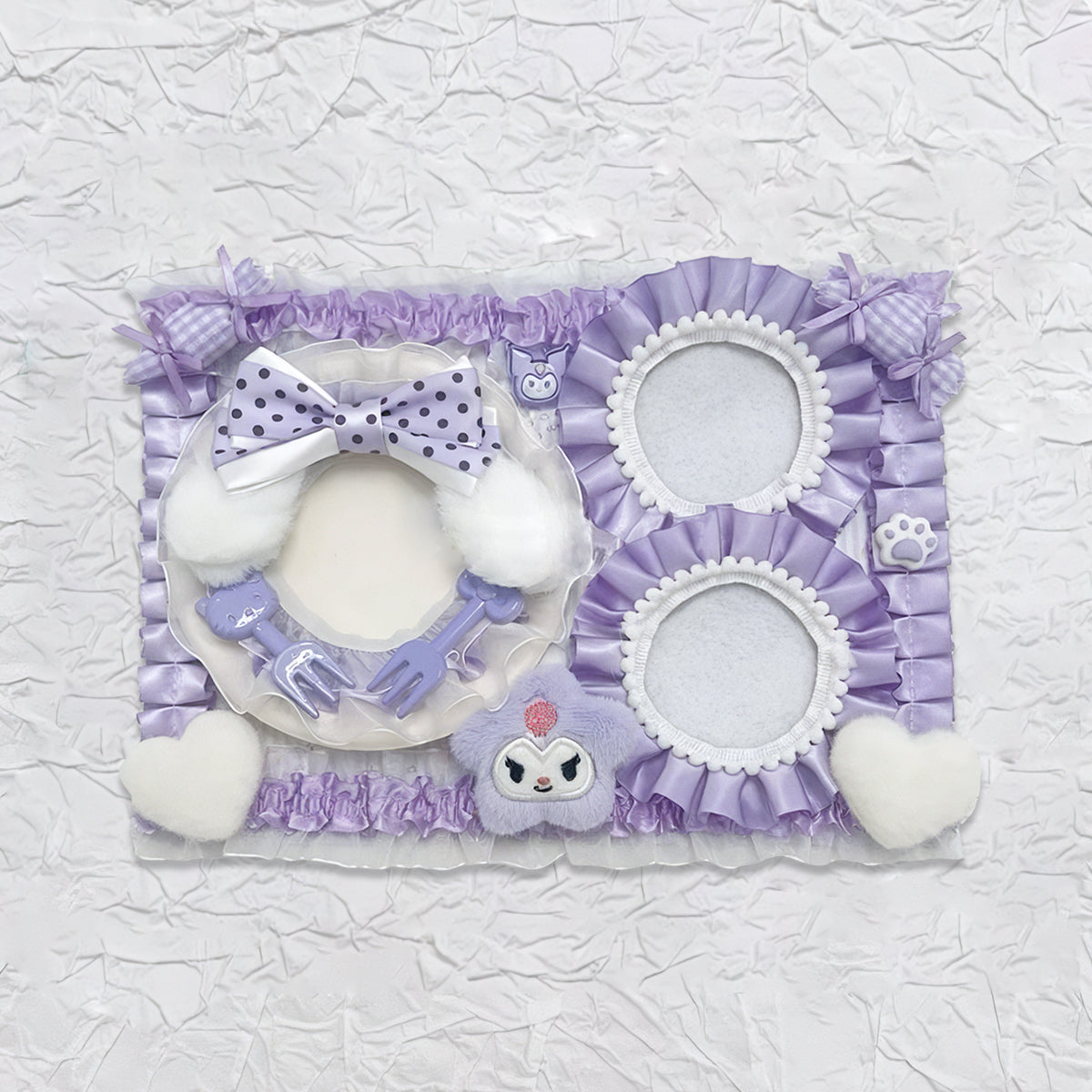 Plushie Dream Itabag Display Insert - Holds 3 Badges Perfectly-Finished Ita Board Original Handmade