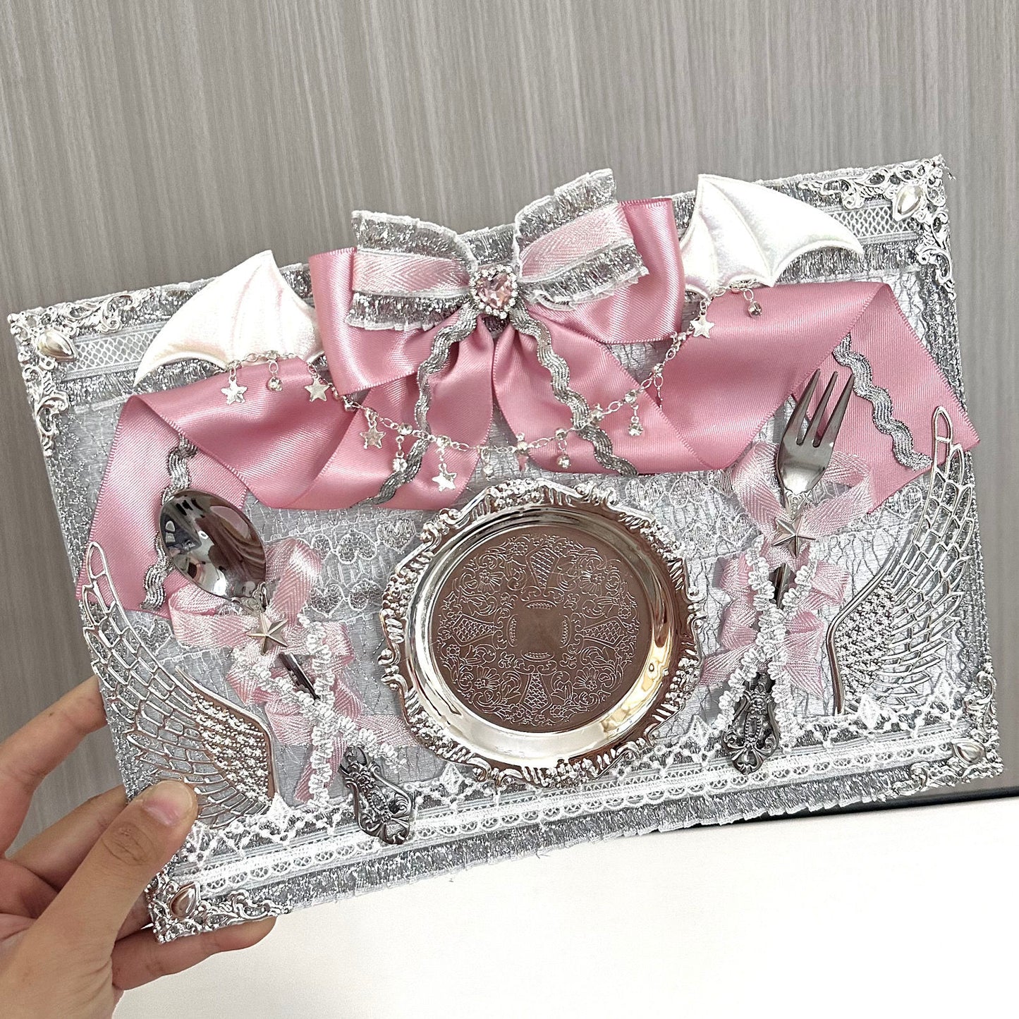(Custom size) Eternal Feast Itabag Display Insert - Holds One Badge Perfectly-Finished Ita Board Original Handmade