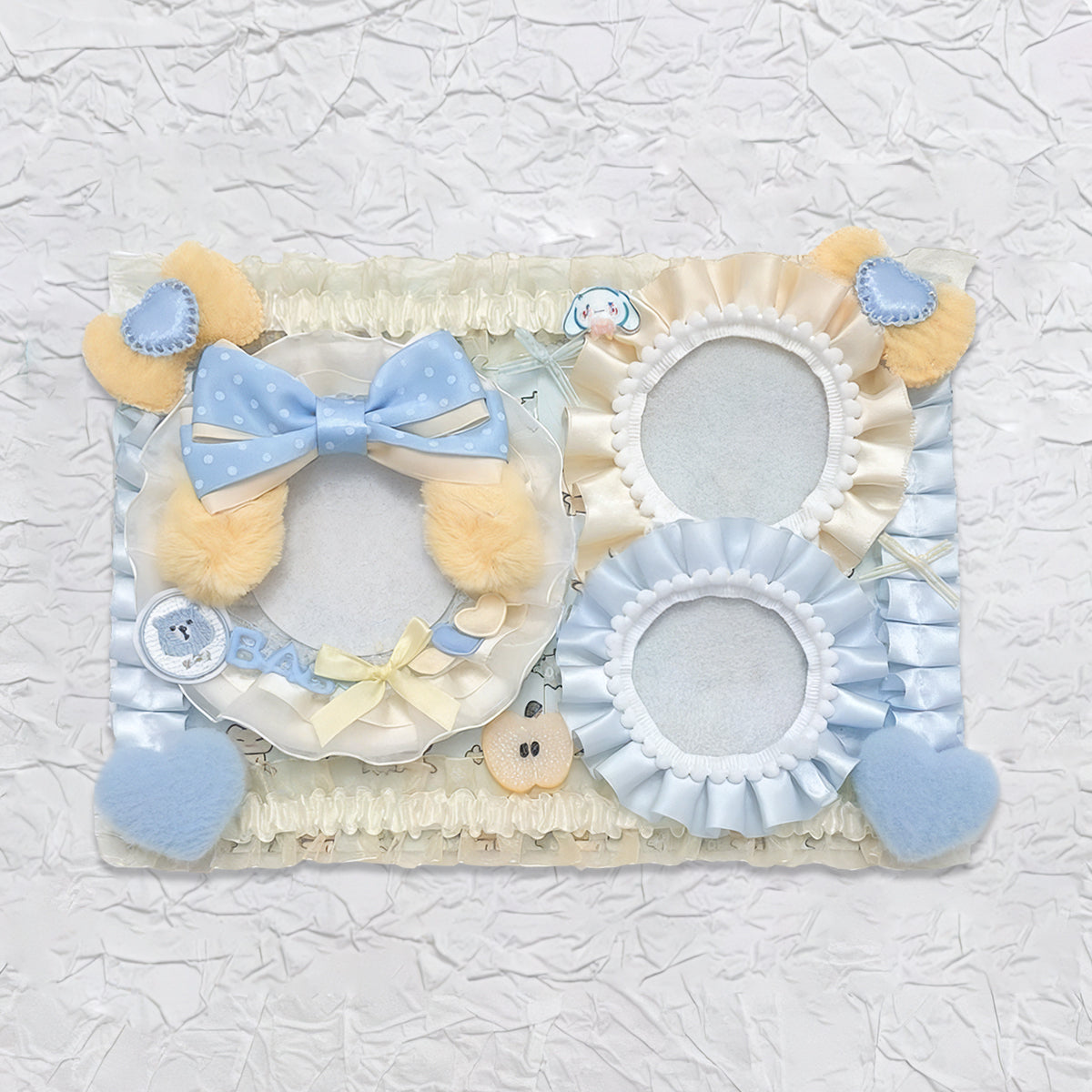 Plushie Dream Itabag Display Insert - Holds 3 Badges Perfectly-Finished Ita Board Original Handmade